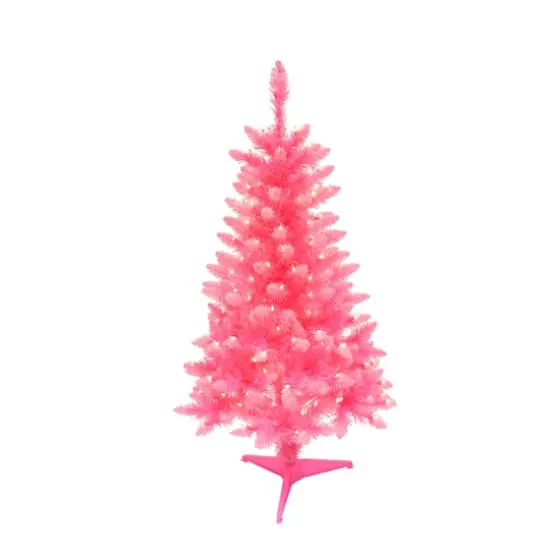 4ft. Pre-Lit Fashion Pine Artificial Christmas Tree, Clear Lights {1}