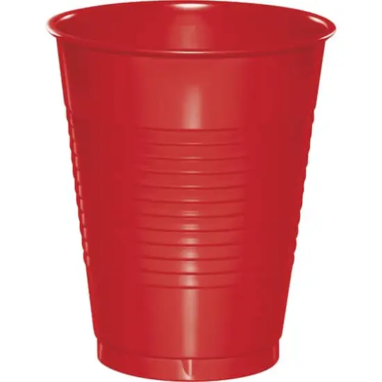 Hoffmaster 16oz. Plastic Cups, 20ct. Red {1}