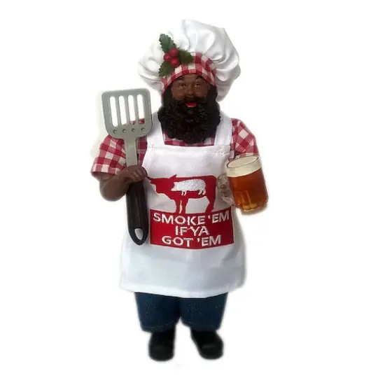 Santa's Workshop 12" Pit Master Santa {3}