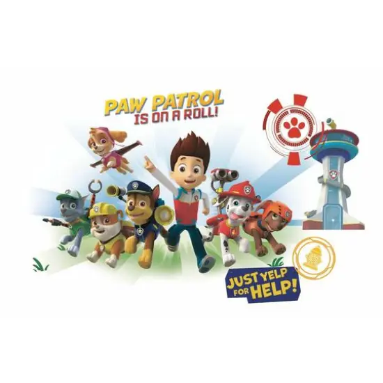 RoomMates Paw Patrol Graphix Peel & Stick Giant Wall Decals {6}