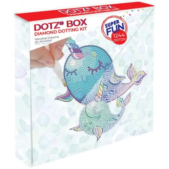 Diamond Dotz&reg; Narwhal Dreams DOTZ&reg; Box Diamond Painting Artwork Kit {4}