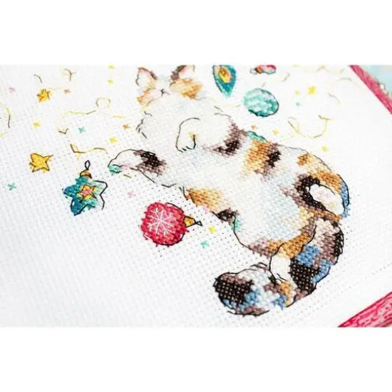 LetiStitch Cat's Happiness Counted Cross Stitch Kit {7}