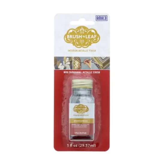 Amaco&reg; Brush 'n Leaf Silver Leaf Metallic Paint {1}