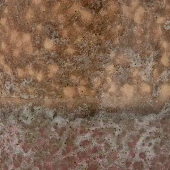 Hello Honey&reg; 16.5" Pink Reactive Glaze Round Stoneware Table Lamp with Mustard Velvet Shade {11}