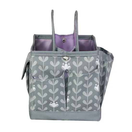 Everything Mary Purple & Gray Craft Caddy {7}