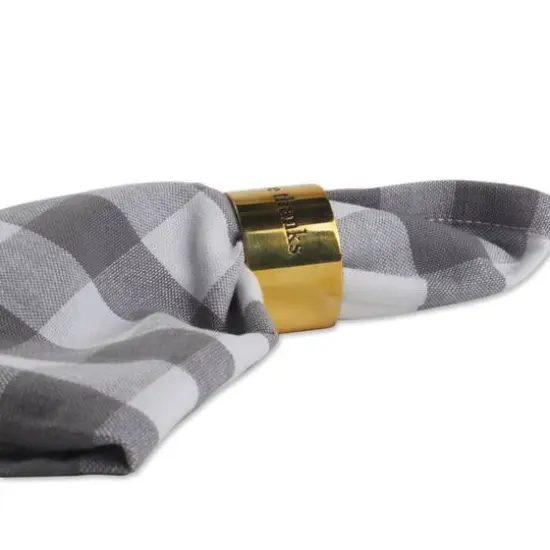 Asst Always Grateful Stamped Napkin Rings Set, 4ct. {3}