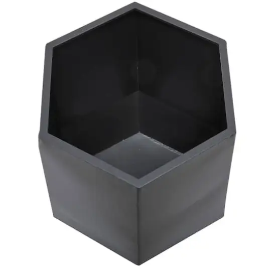 Grey Modern Planter, Set of 3" 21", 16", 11" {6}