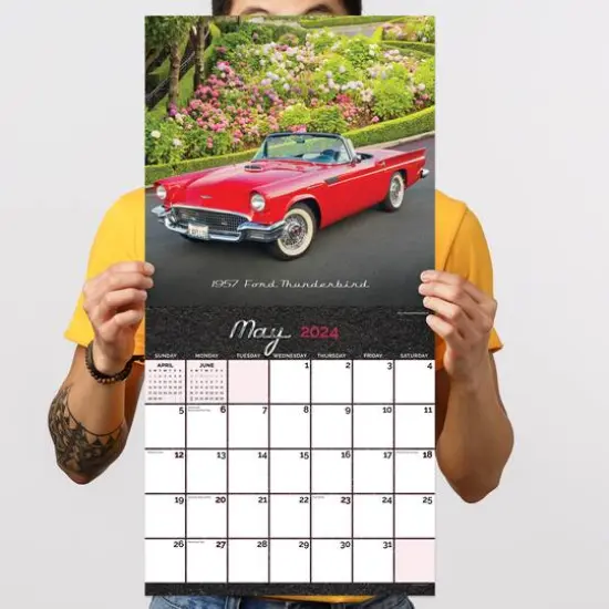 TF Publishing 2024 Classic Cars Wall Calendar {6}