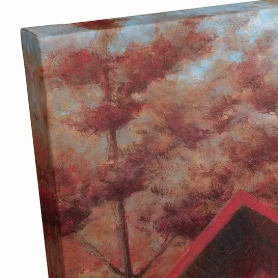 Covered Bridge Canvas Wall Art {4}