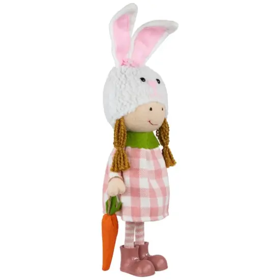 13" Standing Girl in Bunny Hat Easter Figurine {5}