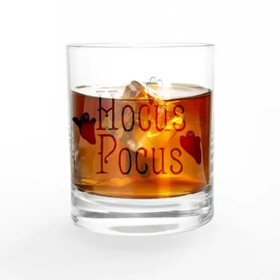 Hocus Pocus Ghost Pattern 11oz. Whiskey Glass {3}