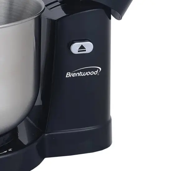 Brentwood 5-Speed Black Stand Mixer with 3qt. Stainless Steel Mixing Bowl {7}