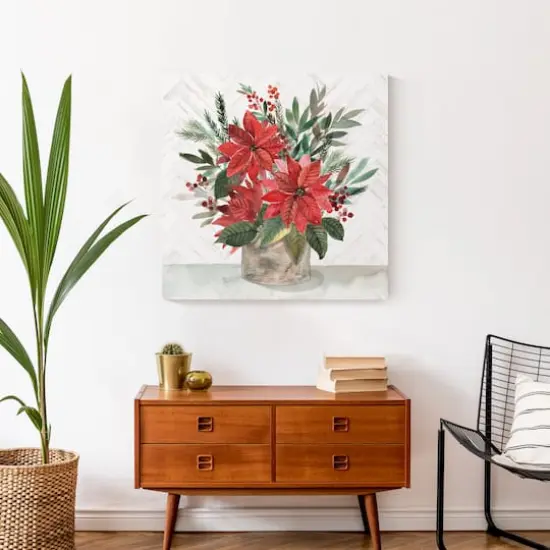 Holiday Bouquet Canvas Wall Art {5}