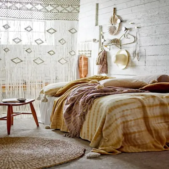 Hello Honey&reg; 84" Hand-Woven Cotton Blend Macram&eacute; Curtain {5}