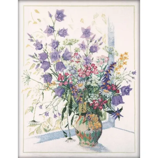 RTO Field Flowers Cross Stitch Kit {1}