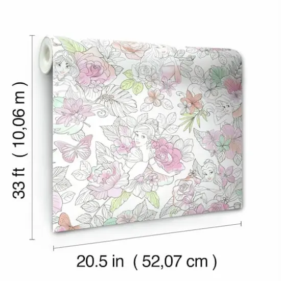 RoomMates Disney&reg; Princess Floral Peel & Stick Wallpaper {5}