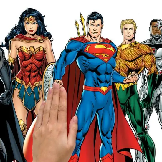 RoomMates Justice League Peel & Stick Giant Wall Decal Set with Alphabet​ {6}