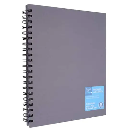 Gray Wirebound Sketchbook by Artist's Loft&trade; {1}