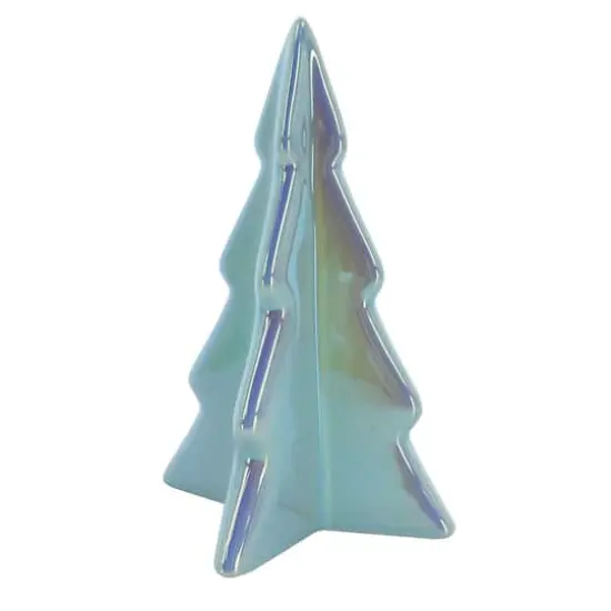 7.25" Iridescent Ceramic Tree Tabletop D&eacute;cor by Ashland&reg; Blue {4}