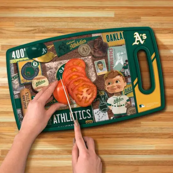 MLB Retro Series Cutting Board Oakland Athletics {6}