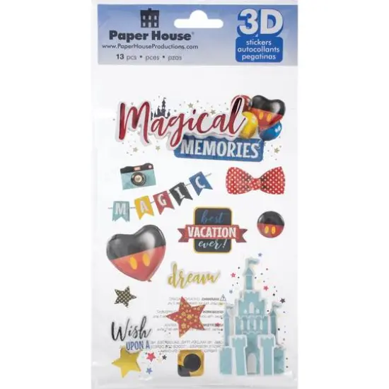 Paper House&reg; Magical Memories 3D Stickers {1}
