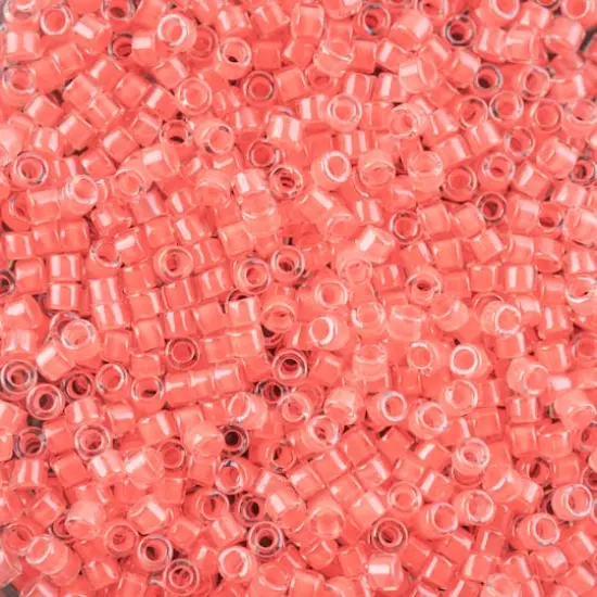 John Bead 11/0 Miyuki Delica Glass Seed Beads, 5g Flamingo Luminous Neon {1}