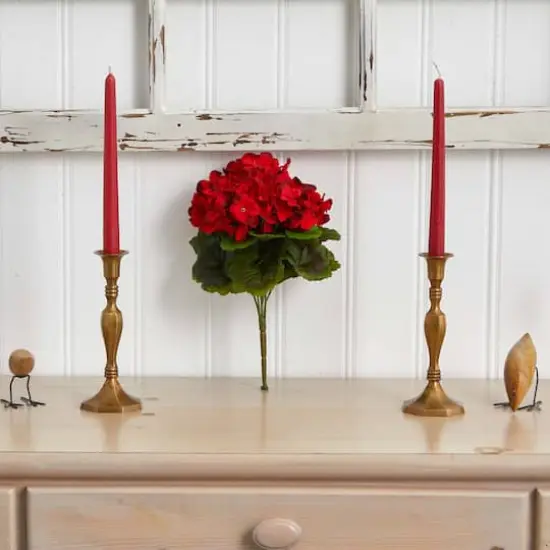 Red Geranium Bush, 4ct. {5}