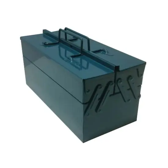 Medium Metal Storage Box by Artist's Loft&trade; Blue {3}