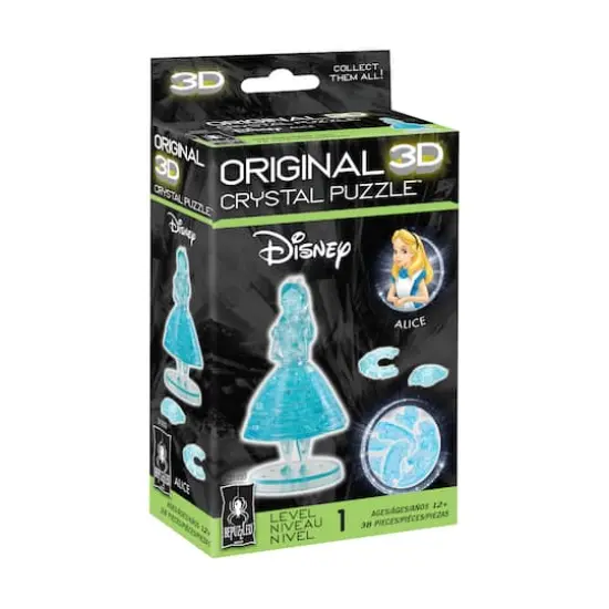 Original 3D Crystal Puzzle&trade; Disney Alice 38 Piece Puzzle {3}