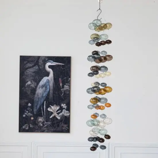 Hello Honey&reg; 4ft. Blue Azure Bubbles Hand-Blown Glass Garland {6}