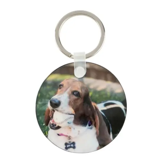 2" Round Acrylic Sublimation Keychains, 4ct. by Make Market&reg; {3}