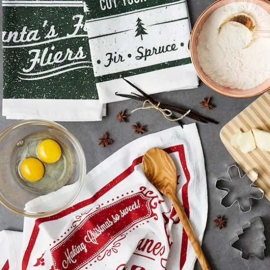 DII&reg; Vintage Farmhouse Flour Sack Dishtowel Set {6}