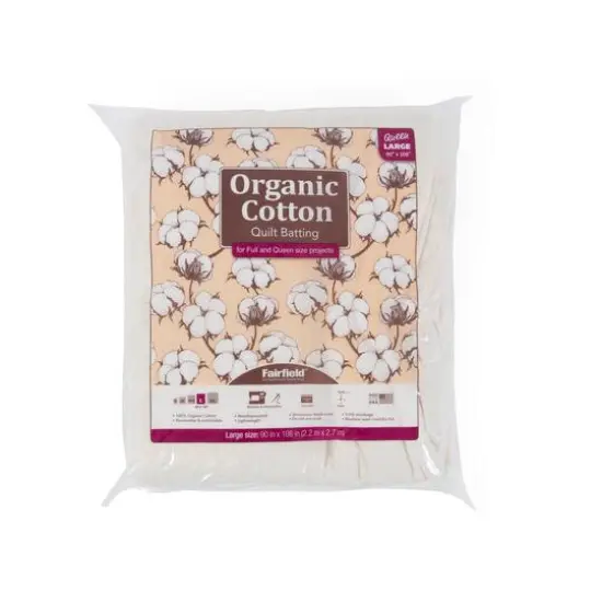 Fairfield&trade; Organic Cotton Quilt Batting, 90" x 108" {1}