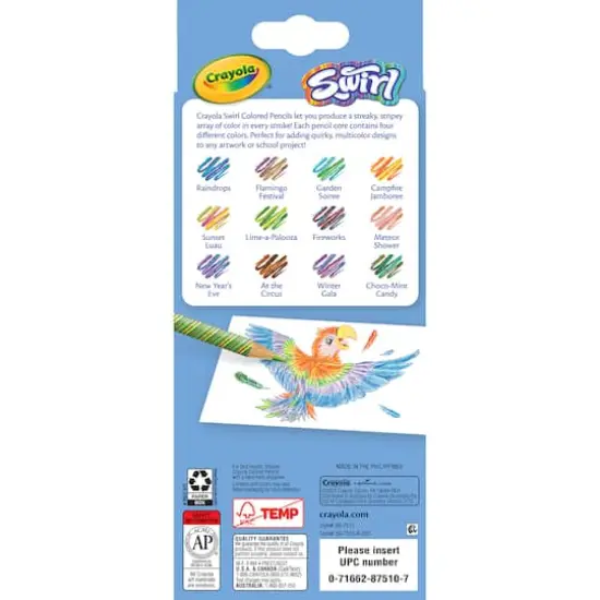 Crayola&reg; SWIRL Colored Pencils, 12 Packs of 12 {4}