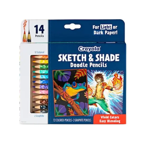Crayola&reg; Sketch & Shade Doodle Pencils, 14ct. {1}