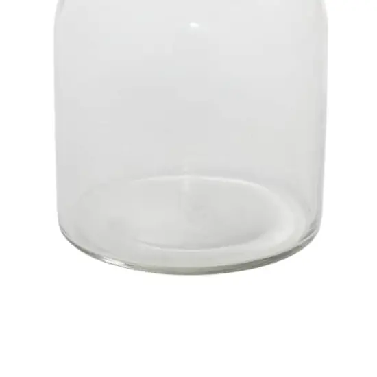 Clear Glass Decorative Jar Set {5}
