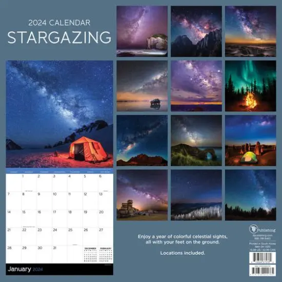 TF Publishing 2024 Stargazing Wall Calendar {3}