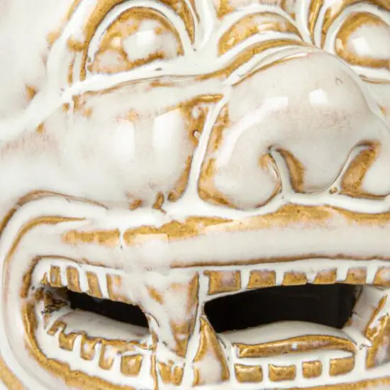 Hello Honey&reg; 13.25" Vintage Reproduction Stoneware Guardian Lions Bookends Set {5}