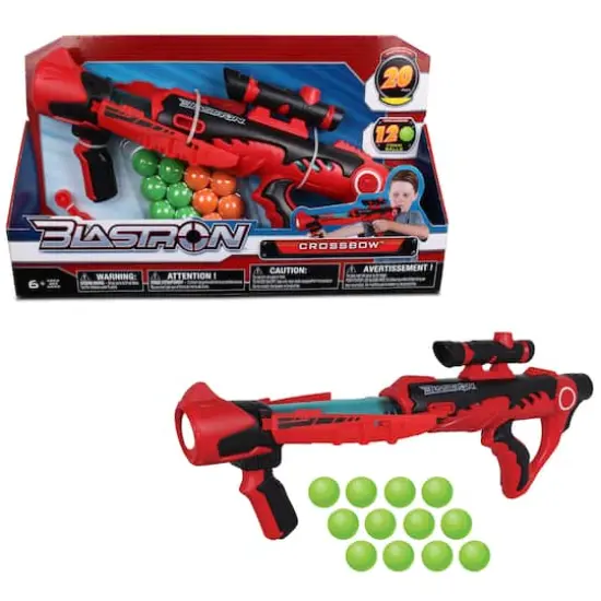 NKOK Blastron&trade; CannonBall Blaster: Red Crossbow {6}
