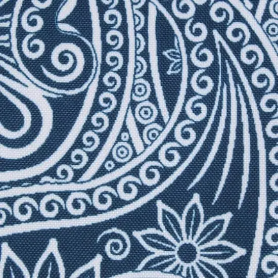 Blue Paisley Print Outdoor Placemat Set/6" {4}