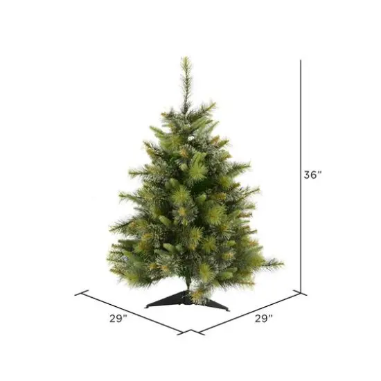 3ft. Unlit Cashmere Pine Artificial Christmas Tree {4}