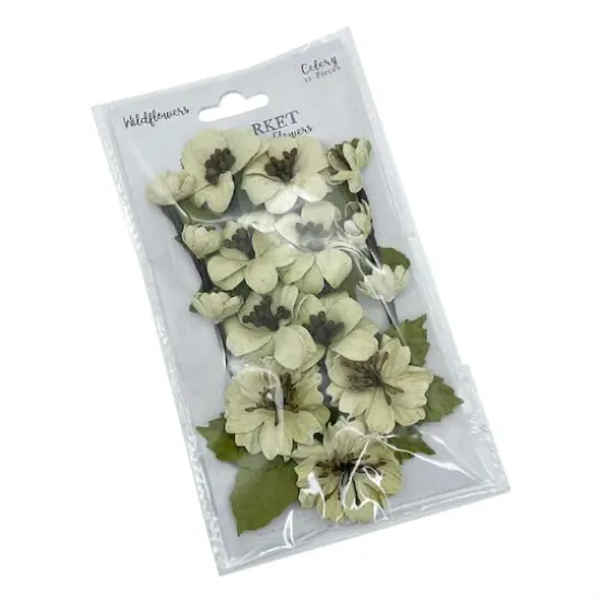 49 And Market Wildflowers Celery Paper Flowers {1}