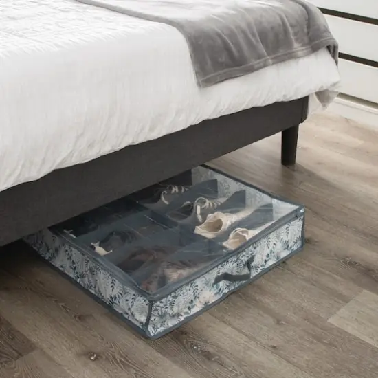 Laura Ashley Parterre 12-Pair Under The Bed Shoe Storage Bag {3}