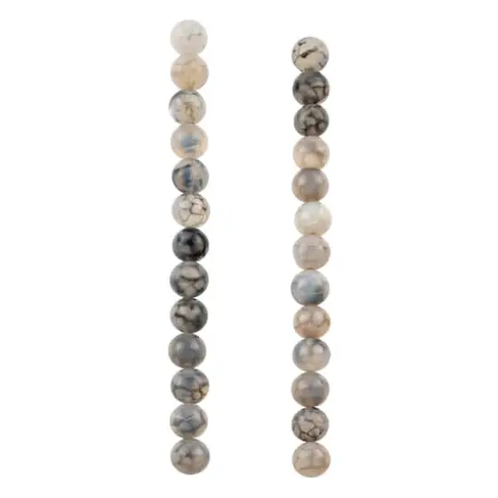Black Rutilated Agate Round Beads, 10mm by Bead Landing&trade; {4}