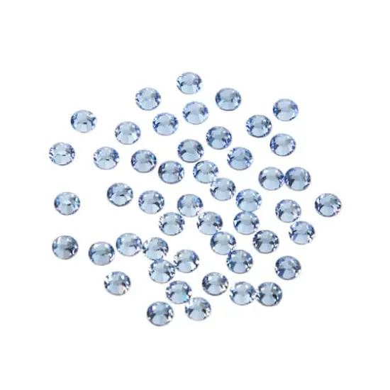 SS16 Round Hotfix Austrian Crystals by Bead Landing&trade;, 50ct. Light Sapphire {1}