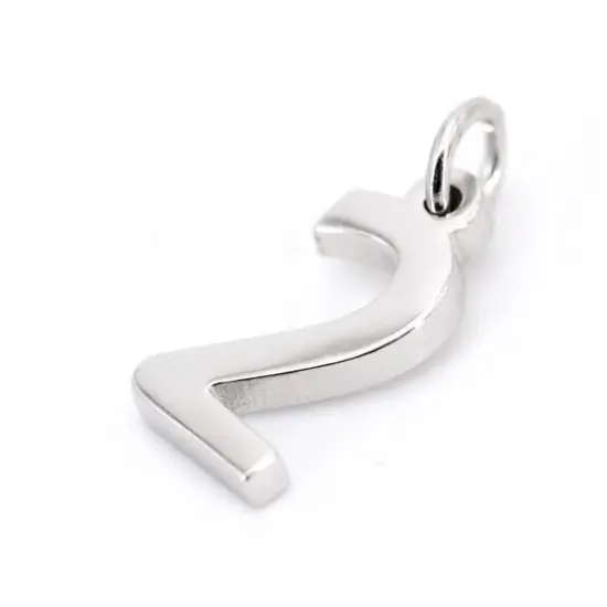 Sterling Silver Number Charm by Bead Landing&trade; 2 {7}