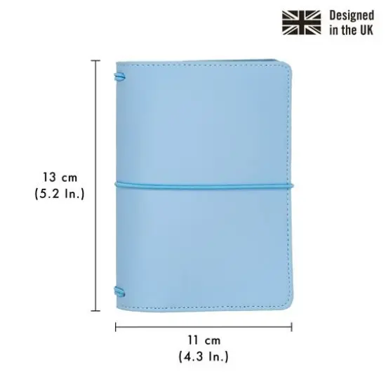Pukka Pads Sky Blue A6 Notebook & Passport Holder {6}