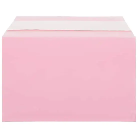 JAM Paper 5.43" X 8.62" Self Adhesive Closure Cello Sleeves, 100ct. Light Red {1}