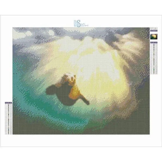 Sparkly Selections Seal Underwater 30x40 cm Round {4}