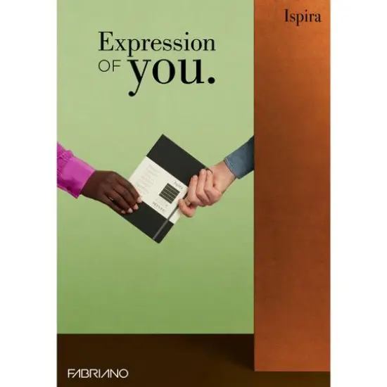 Fabriano&reg; Ispira A5 Lined Hardcover Notebook Green {8}